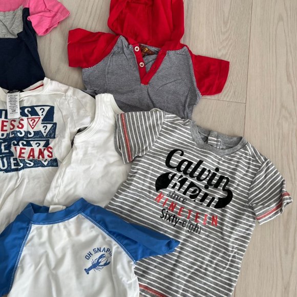 Set of 7 Boy's Toddler Tee Shirt Top 12-24 Months - Picture 2 of 3